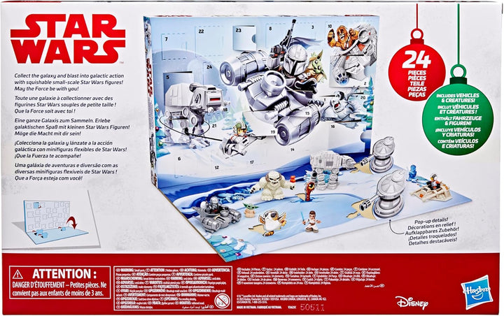 STAR WARS Calendario de Adviento 24 piezas incluyendo