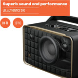JBL Authentics 300 Altavoz Bluetooth inalámbrico portátil (blanco)