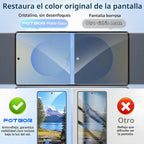 Ultra-Shield - Protector de pantalla de privacidad de 26° para Samsung Galaxy S25 Ultra (paquete de 2), compatible con huellas dactilares ultrasónicas, vidrio grabado 9H+ Elite Matte AG, [Kit]