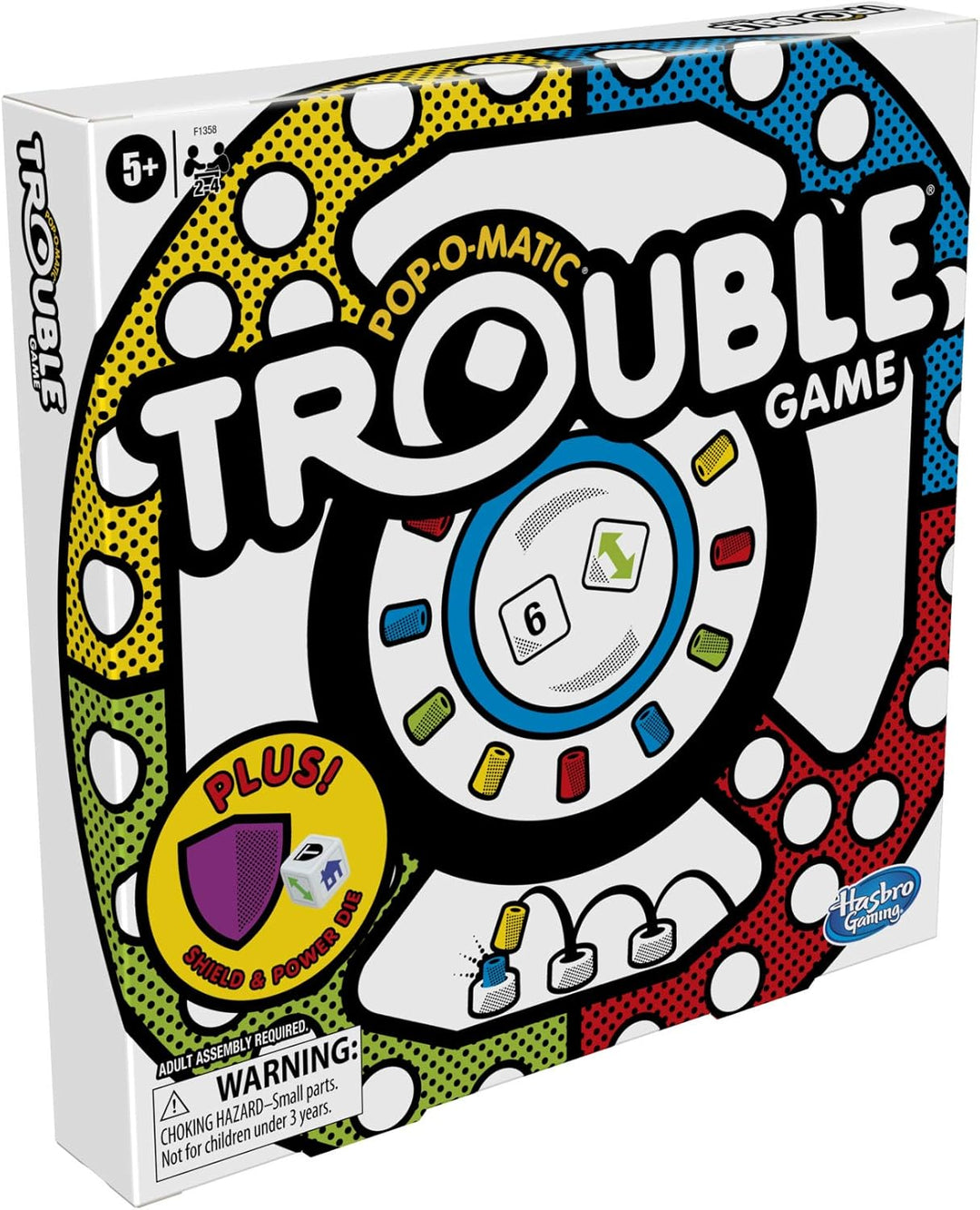 Trouble - Juego de mesa incluye escudo y dado de regalo