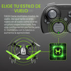 Sky Viper Dash Nano Performance RC Drone, Fast Safe Indoor Flying, Rechargeable Battery