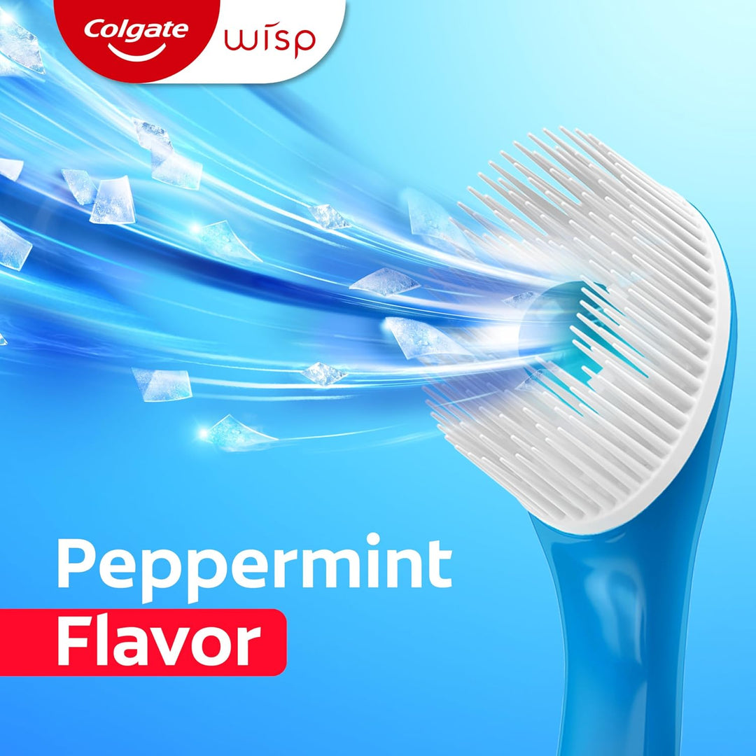 Colgate Max Fresh Wisp - Mini cepillos de dientes desechables de vi...