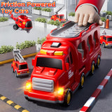 KIZONLY Camiones de Bomberos de Juguete para Niños Pequeños de 1-3,...
