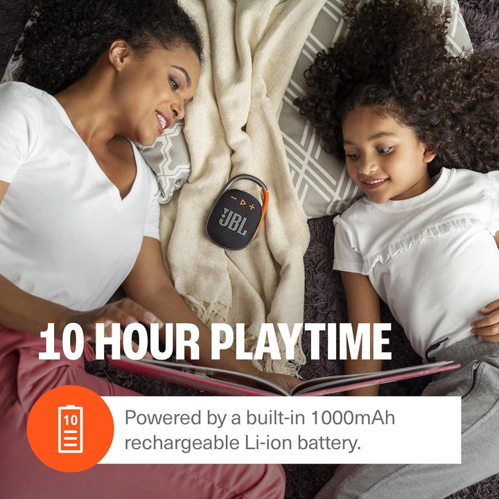 JBL Altavoz Bluetooth portátil Clip 4 (negro) + paquete con divvi!...