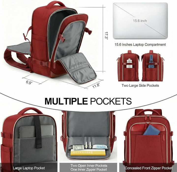 TILYMOL Travel Backpack for Women - 15.6 inch Laptop Bag Flight App...