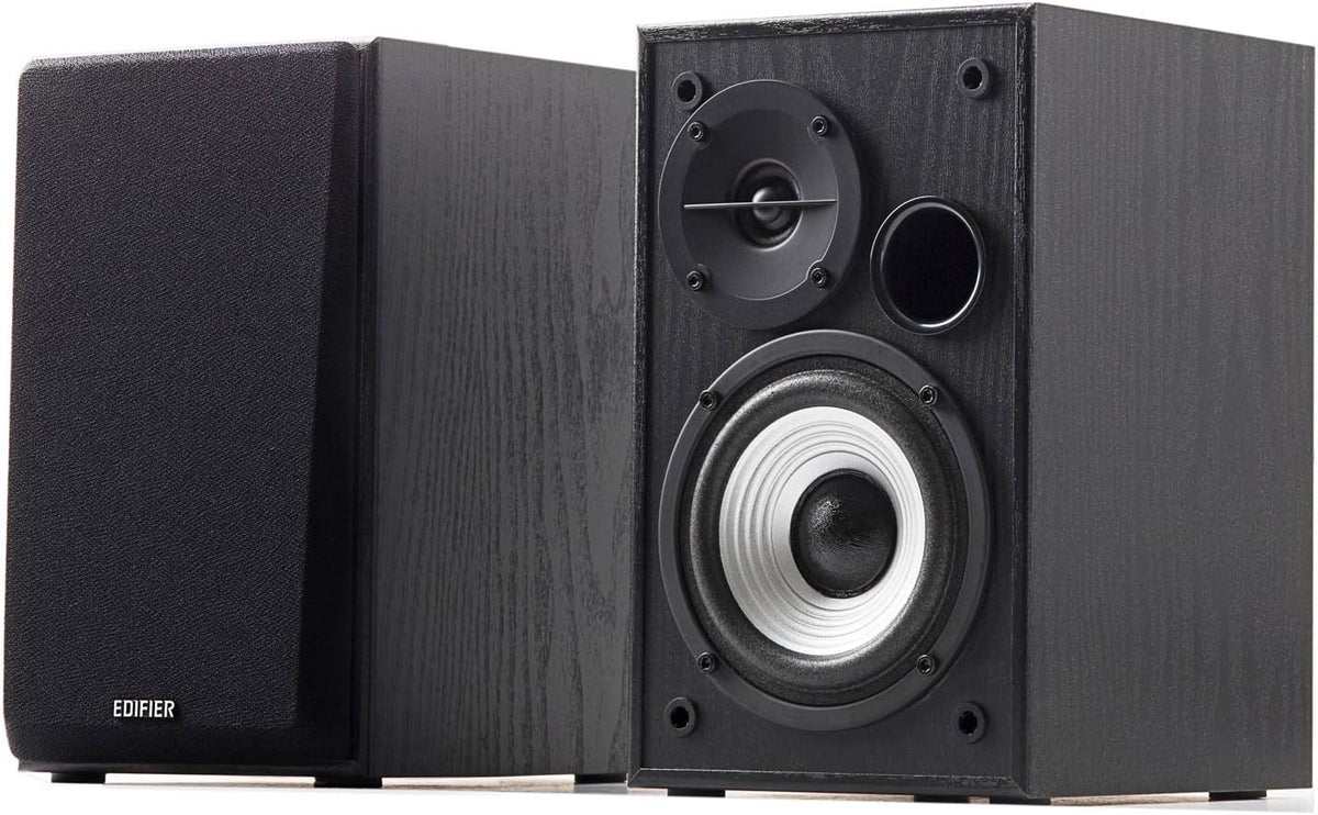 Edifier R980T bocinas de estantería activas de 4" 2.0 para PC, Monitor de Estudio Alimentado (par)