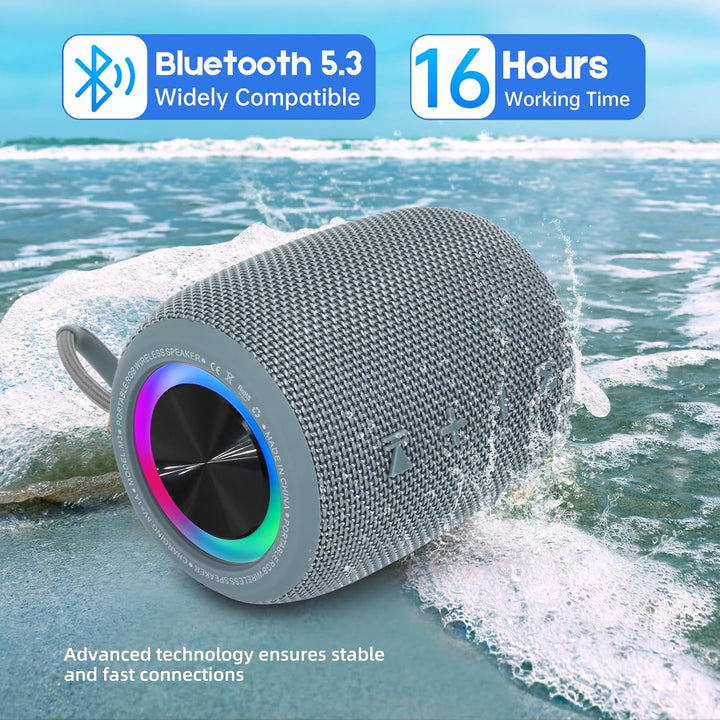 Parlante Bluetooth portátil, altavoz inalámbrico BT5.3 de 20W con d...