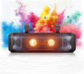 Ehaho - Barra de sonido UTV de 17 pulgadas, altavoz de carrito de golf Bluetooth con luces de fiesta RGB