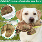LECHONG Juguetes de Animales de Peluche para Perros, Paquete de 5 Juguetes Resistentes con Sonido para Perros, Surtido de Juguetes de Peluche, Paquete de Juguetes para Mascotas de Gran Valor, Serie