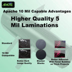 Apache Laminador térmico de 13 pulgadas 3-10 mil (y hasta 13 y 16 mil)