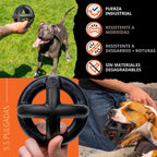 Monster K9 Ring Ball - para Toughest Chewers, Natural Rubber Dog Toy, 5.5 en