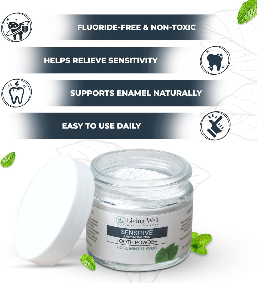 Living Well with Dr. Michelle Polvo Dental Remineralizante para Die...