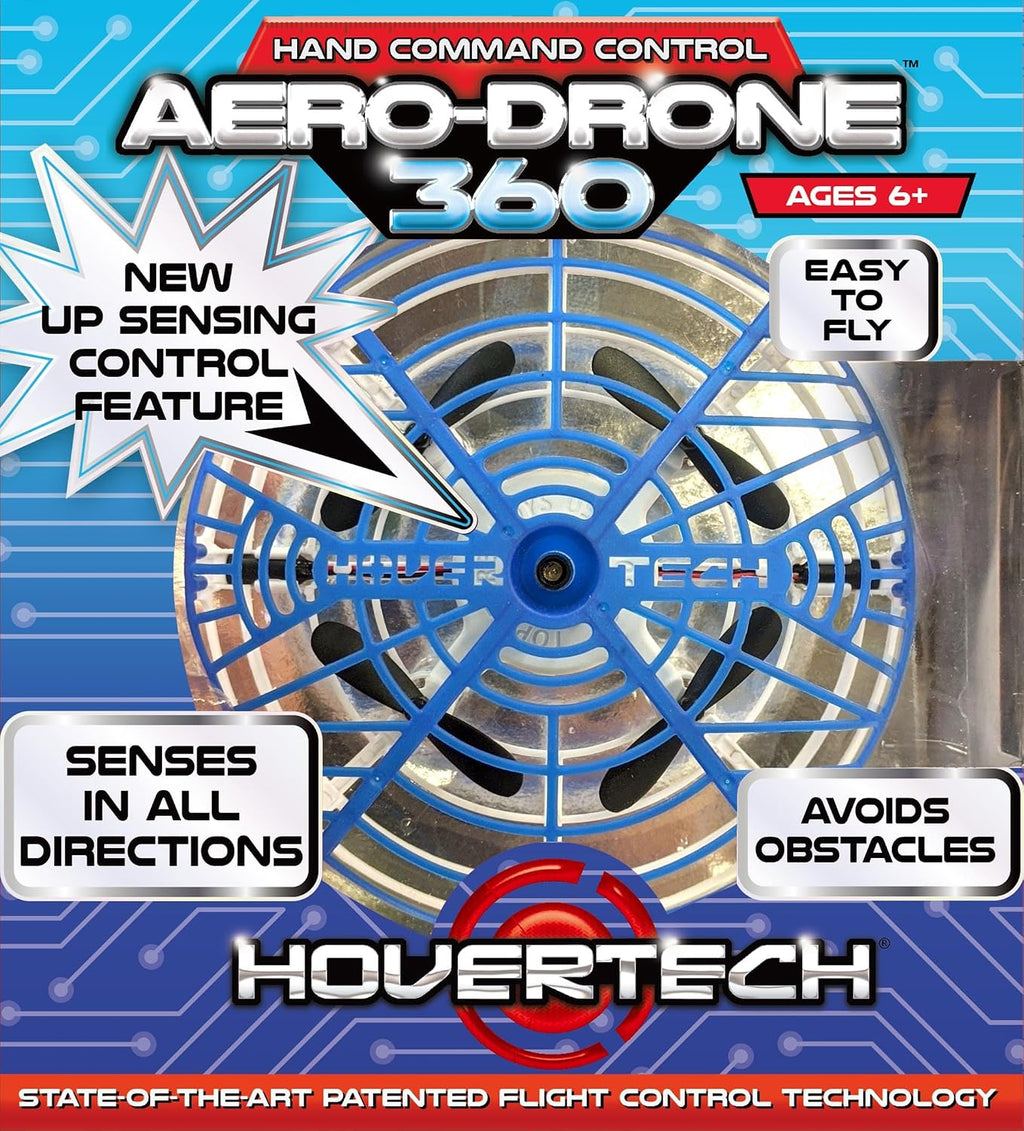 HoverTech Aero-Drone 360 para niños, acrobacias increíbles, sensores avanzados, control de mando manual, varias altitudes, a partir de 6 años