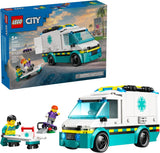 LEGO Juguete de ambulancia de emergencia urbana Juguete