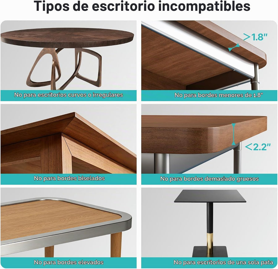 PEGZONE Soporte vertical para laptop con 2 ranuras para debajo del...