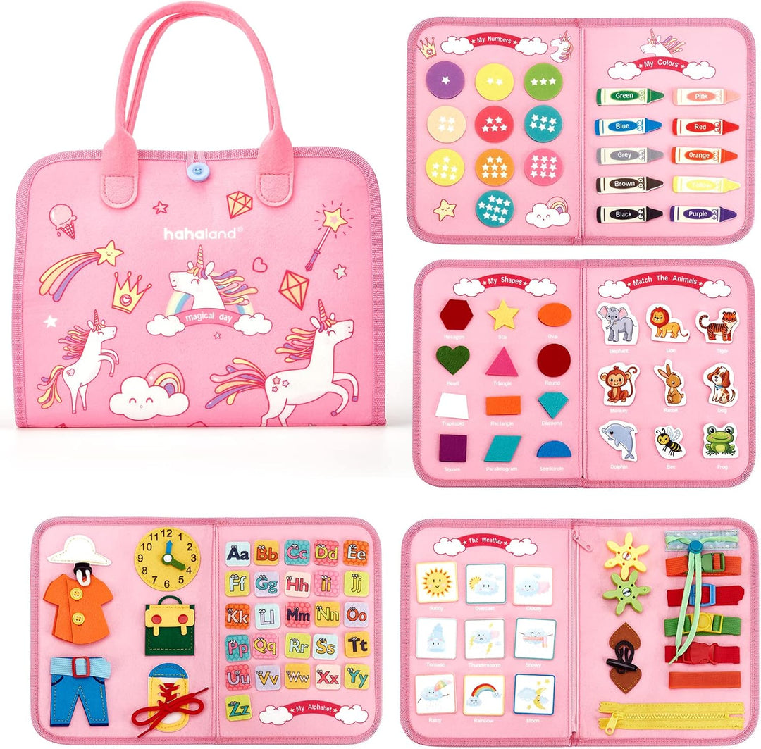Tablero de actividades Montessori para niñas de 2 años, regalo de c...