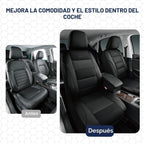 Skechers Fundas de asiento de automóvil de espuma viscoelástica refrigeradas por aire, compatibles con bolsas de aire, ajuste universal para la mayoría de automóviles, SUV, camionetas y camiones