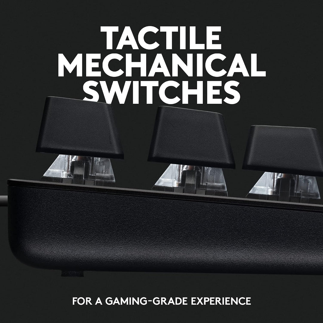 Logitech G 413 TKL SE Teclado mecánico para juegos, teclado retroil...
