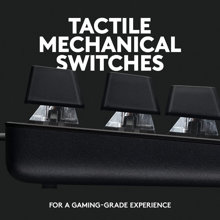 Logitech G 413 TKL SE Teclado mecánico para juegos, teclado retroil...