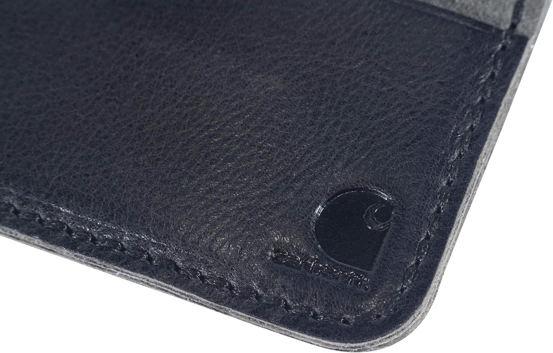 Carhartt Billetera plegable de piel pátina B0000400 para hombre