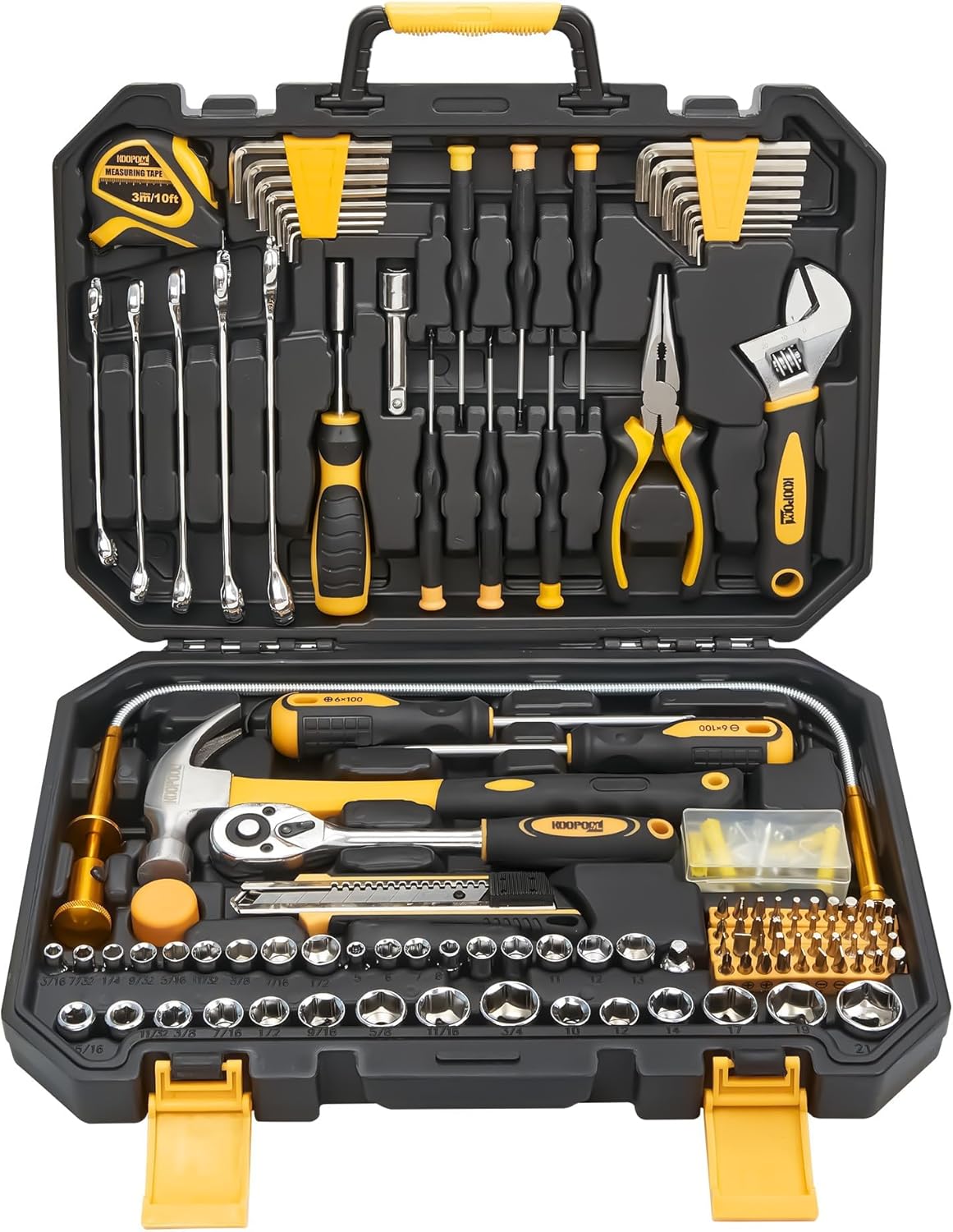 Juego de herramientas de 159 piezas kit de caja de