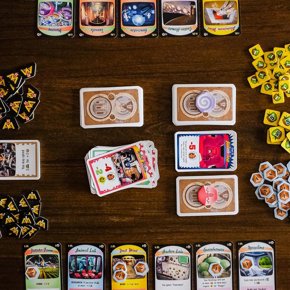 Rio Grande Games Moon Colony Bloodbath Juego de cartas de construcción de motor estratégico