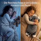 Mewaii Peluches con peso para perro, calentable, refrigerable, 2-5 libras