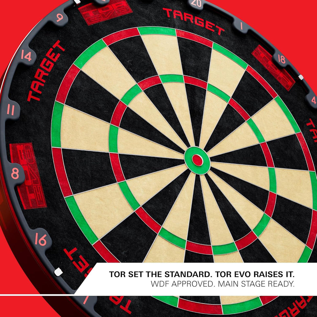 Target Darts TOR EVO Tablero de dardos con punta de acero con alambre de
