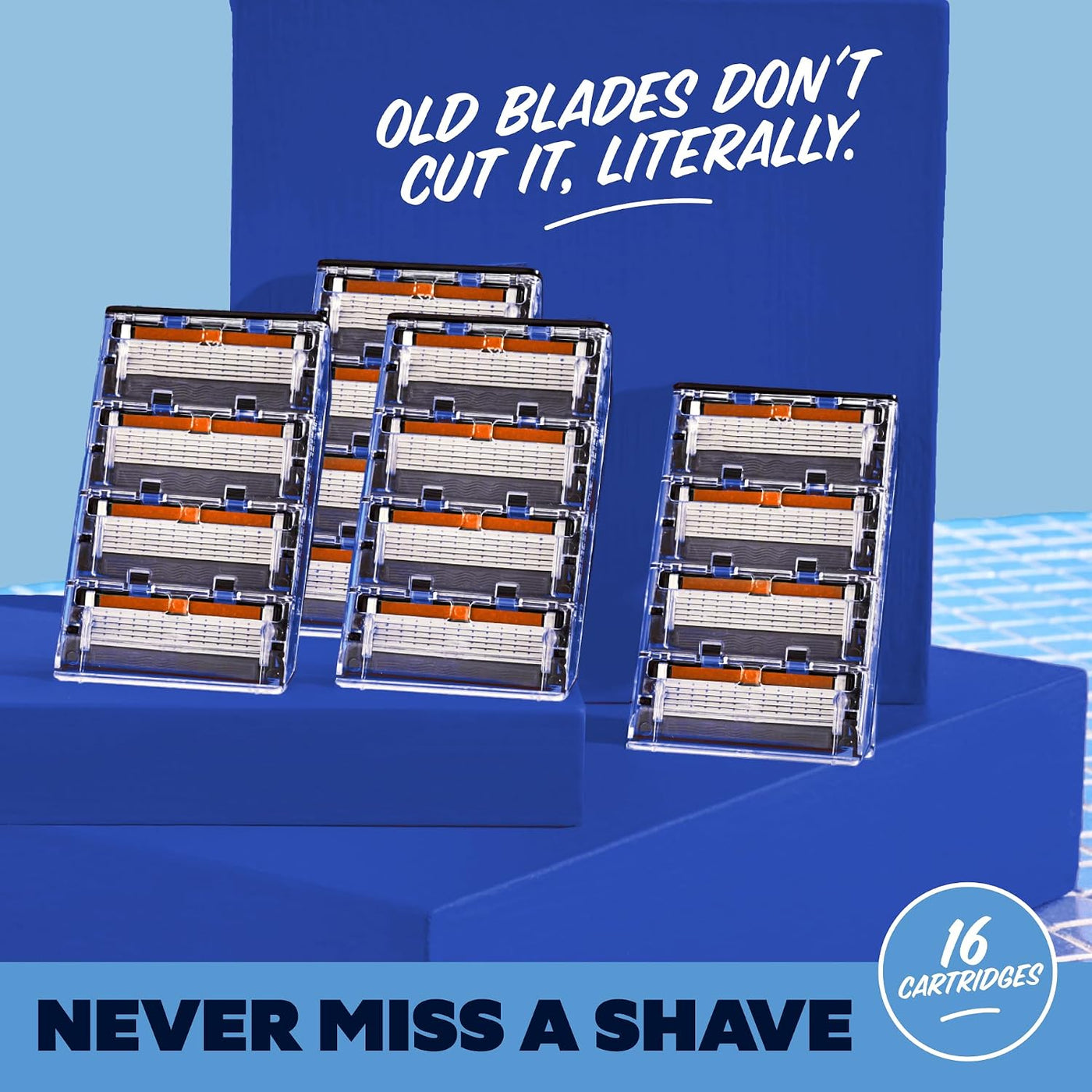 Dollar Shave Club | 6 repuestos de maquinilla de afeitar (16 unidad...