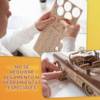 UGEARS Dream Cabriolet VM-05 - Rompecabezas de madera 3D para adultos