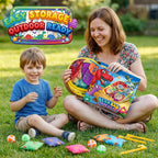 Juego de Lanzamiento de Bolsa de Frijol para Niños - Tablero Cornhole para Exterior, Juguetes para Totttos - Actividades de Fiesta, Carnaval, Exterior, Patio, Jardín, Playa, Césped, Juegos para Niños, Niñas, Edad 3 4 5 6 7 8 Años, Regalos de Cumpleaños