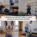 Pesa rusa plegable y ajustable de 4.4 a 30.9 lbs (2-14 kg) - pesa rusa de agua y saco de arena - Entrenamiento versátil con saco de arena y bolsa de peso - Equipo de entrenamiento de fuerza