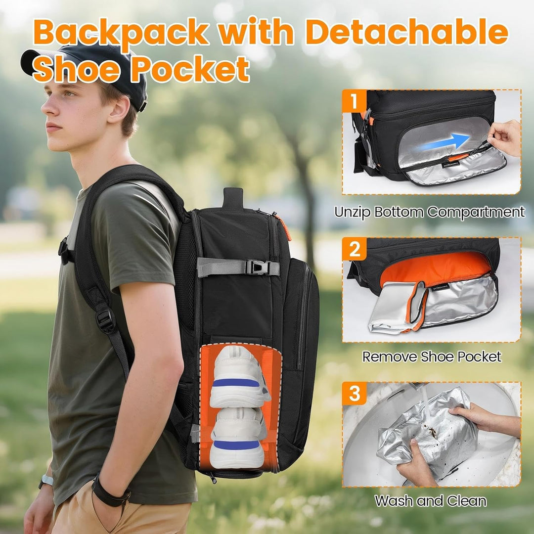 MATEIN Mochila para artículos personales con organizador técnico, N...