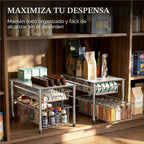 Cajón deslizante de 2 pisos apilables