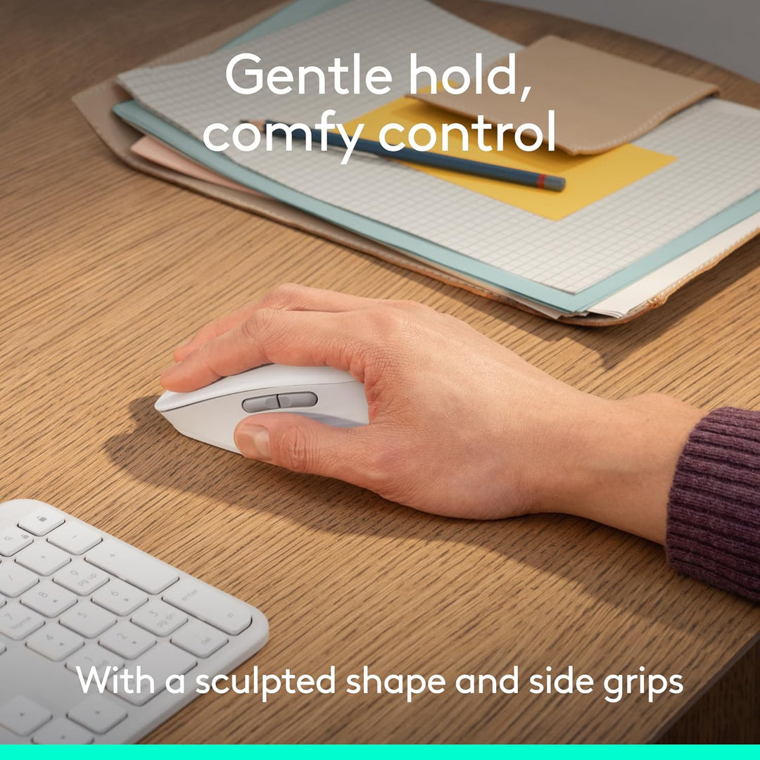 Logitech Signature Comfort M840 L - Ratón inalámbrico Bluetooth con...