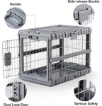 Jaula plegable para perros de 28 pulgadas de largo, resistente