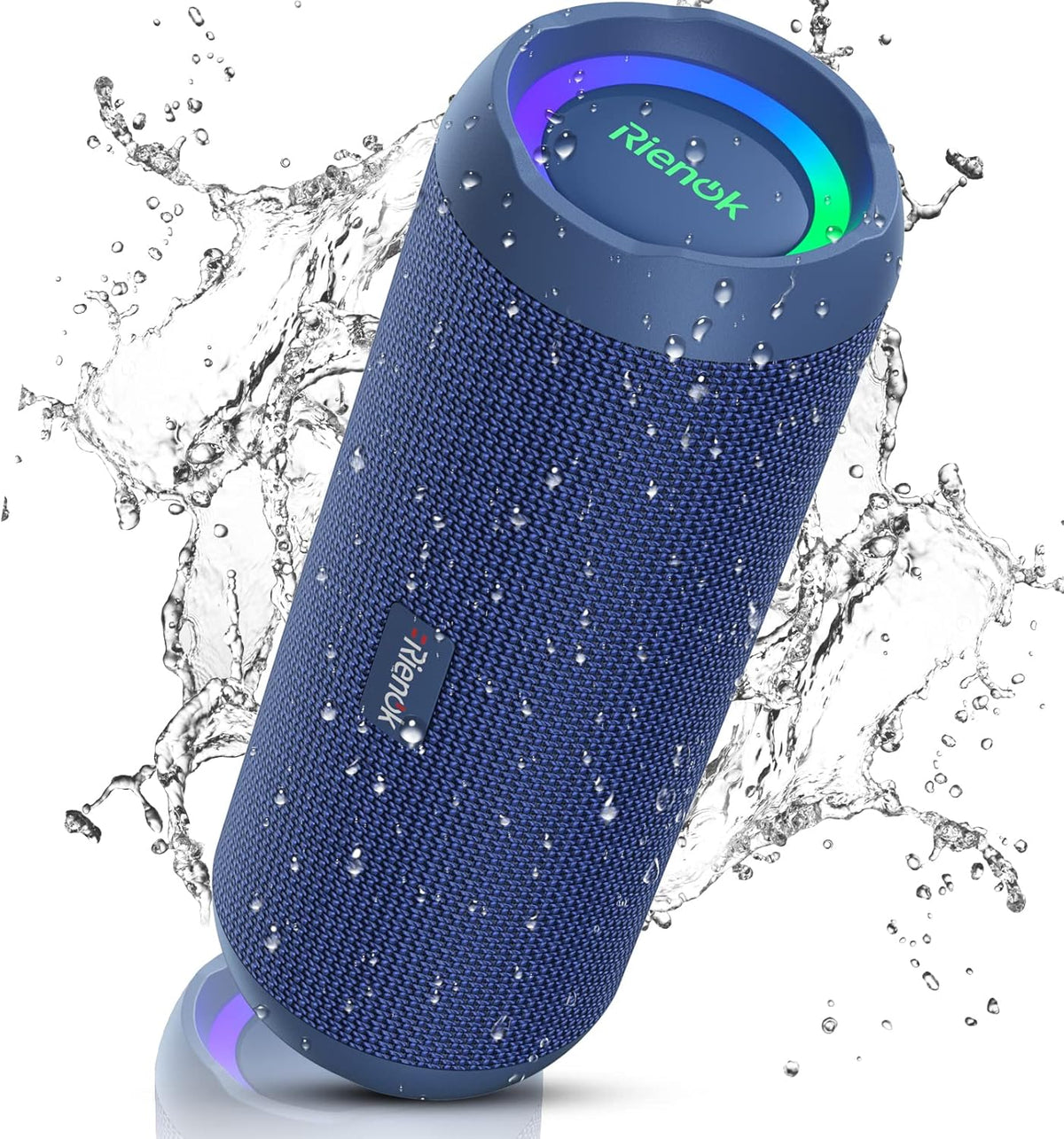 RIENOK - Altavoz Bluetooth portátil 30W, emparejamiento dual, sonid...