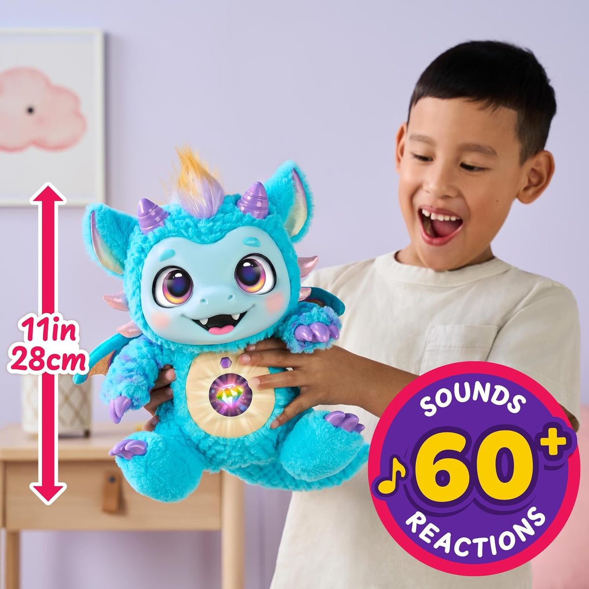 Little Live Pets My Magic Dragon Skye, juguetes de dragón para niños de 4 a