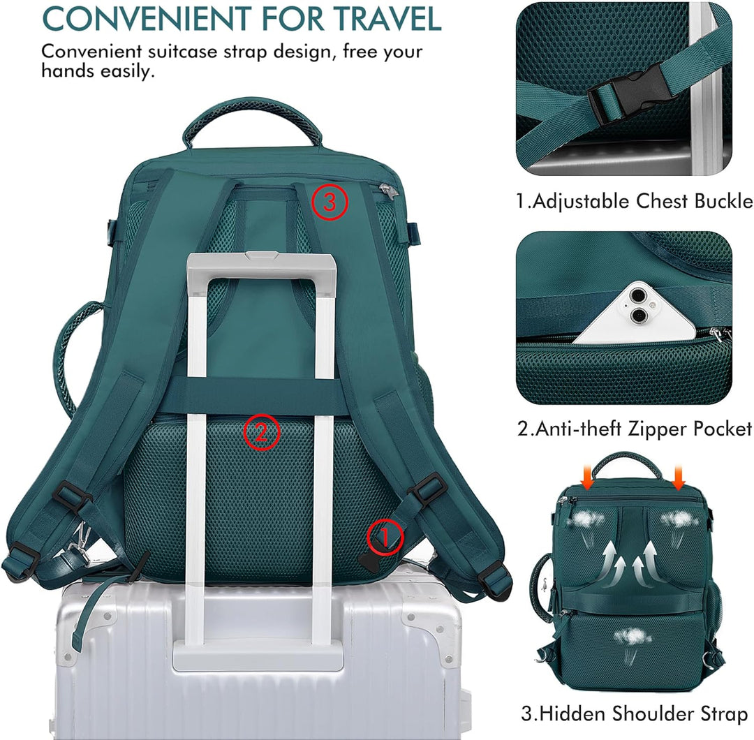 Beraliy Mochila de viaje para mujer como artículo personal, bolsa d...