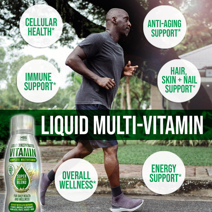 MBS Biotechnology Multivitamínico líquido para adultos \u2013 Vitam...