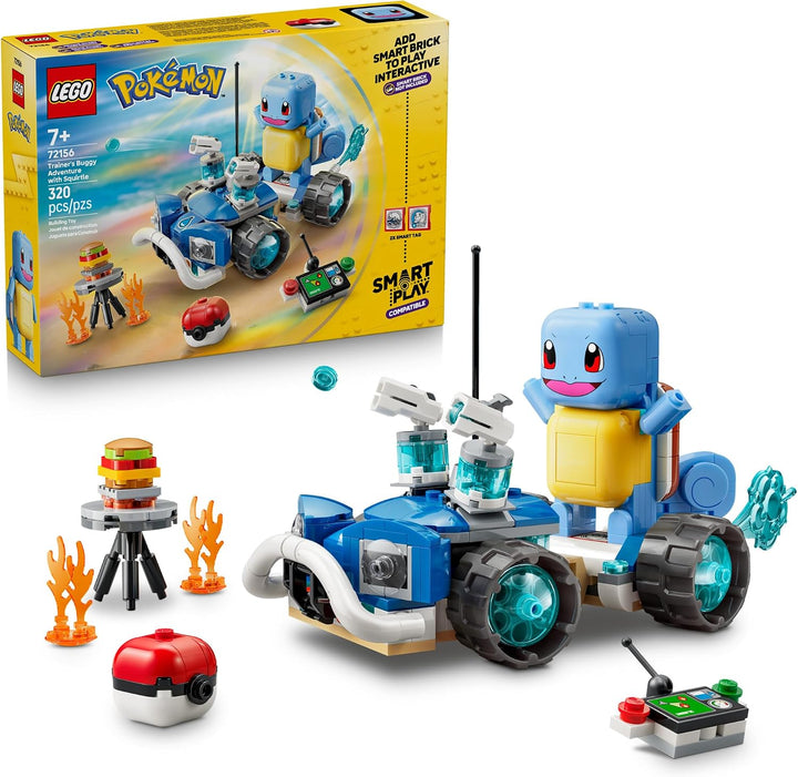 LEGO Pokémon SMART Play: Aventura en buggy del entrenador con Squir...