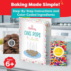 Baketivity Kit para Hornear Cake Pops para Niños con Ingredientes Pre-medidos