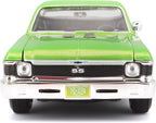 Maisto 1:24 Escala 1970 Chevrolet Nova SS Vehículo fundido a presión (los colores pueden variar), verde