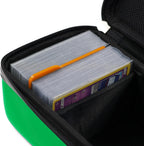 Funda para tarjetas de Pokémon, color verde