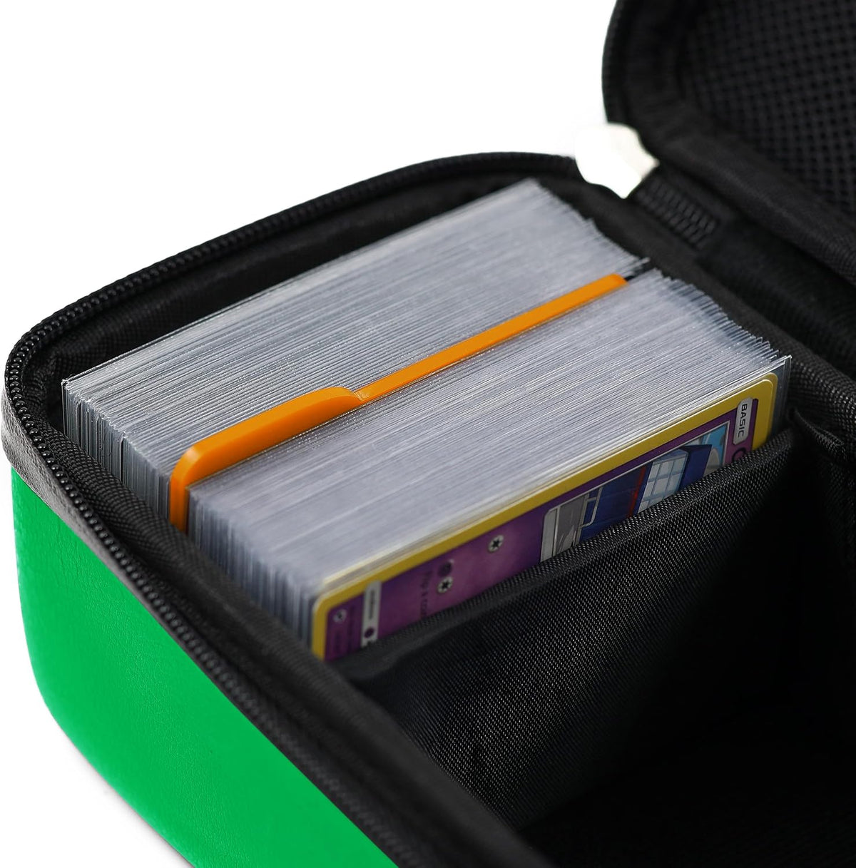 Funda para tarjetas de Pokémon, color verde
