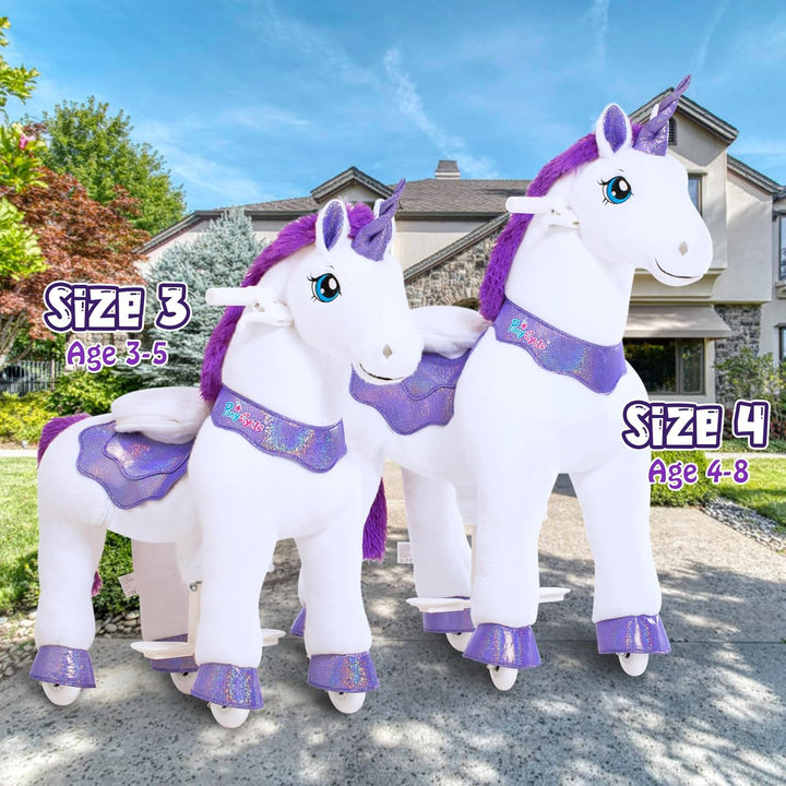 PonyCycle Unicorn para montar con freno, juguete interactivo modelo...