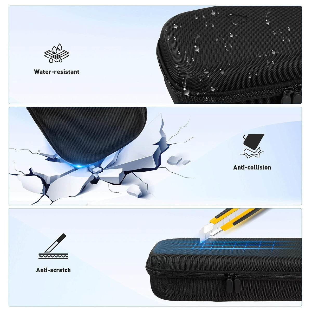Foluck Funda de transporte 4 en 1 para PlayStation Portal Remote Player, PS