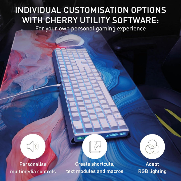 CHERRY XTRFY MX 3.1, Teclado mecánico para juegos con cable, carcas...