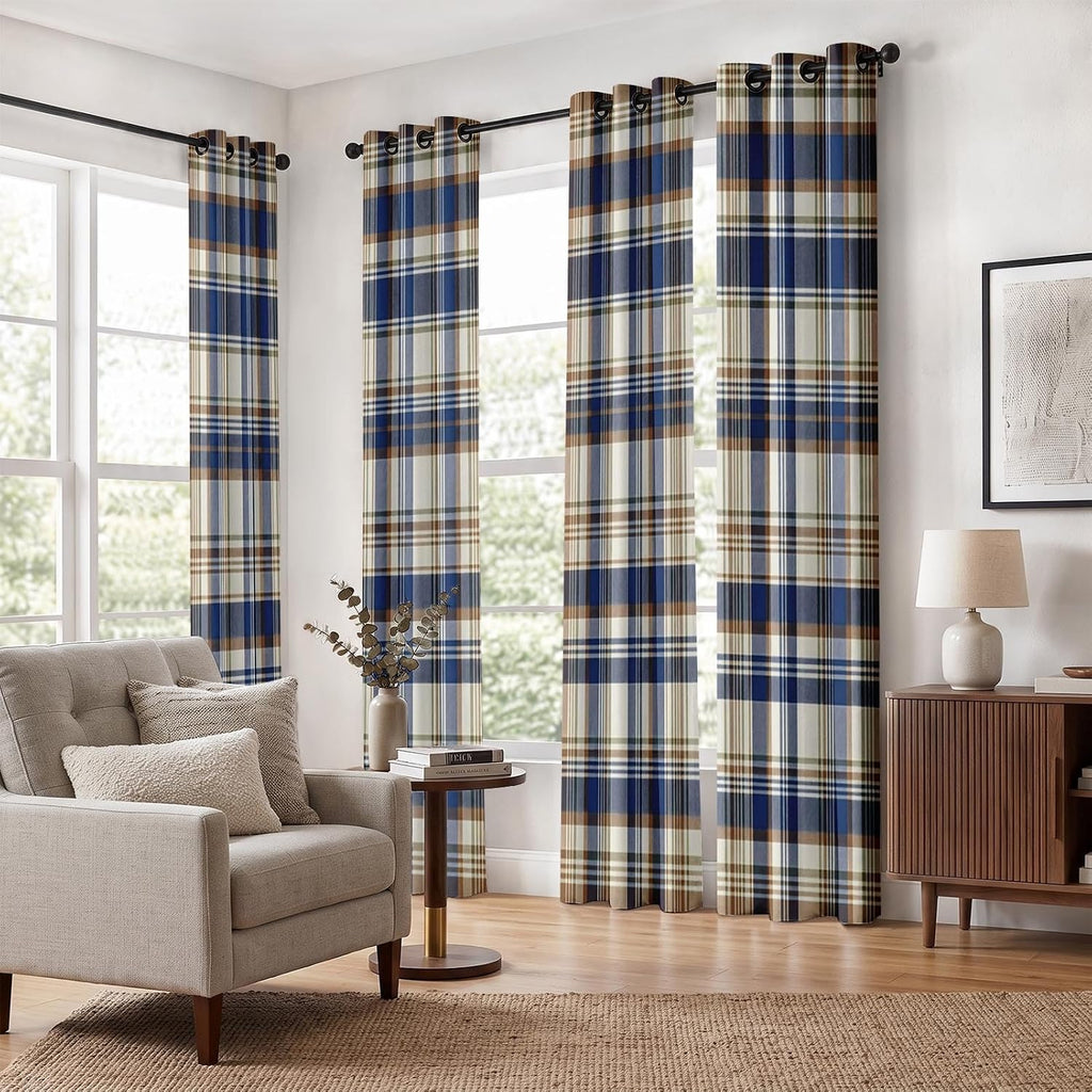 4 paneles de cortinas opacas, cortinas de oscurecimiento de