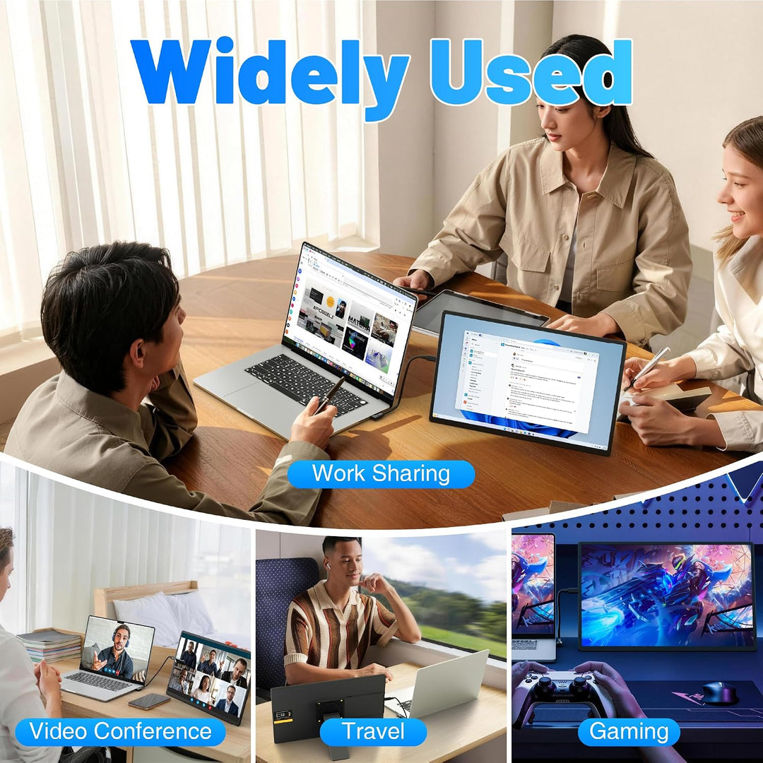 CIDETTY Extensor de pantalla para portátil de 16 pulgadas, monitor...